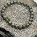 Genuine Moldavite and Iron Pyrite Beaded Bracelet - Gemstone Bracelet - Healing - Grounding